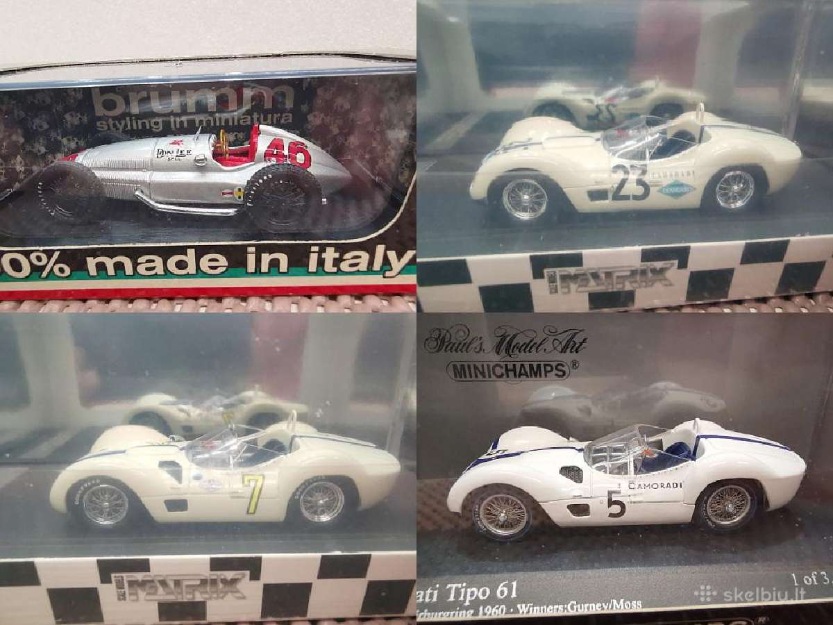 1:43 Lenktyninių Automobilių Modeliai