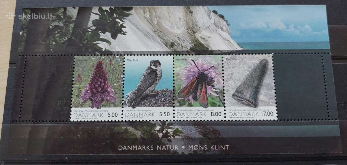 Danija 2009 fauna, švarus, Michel block36