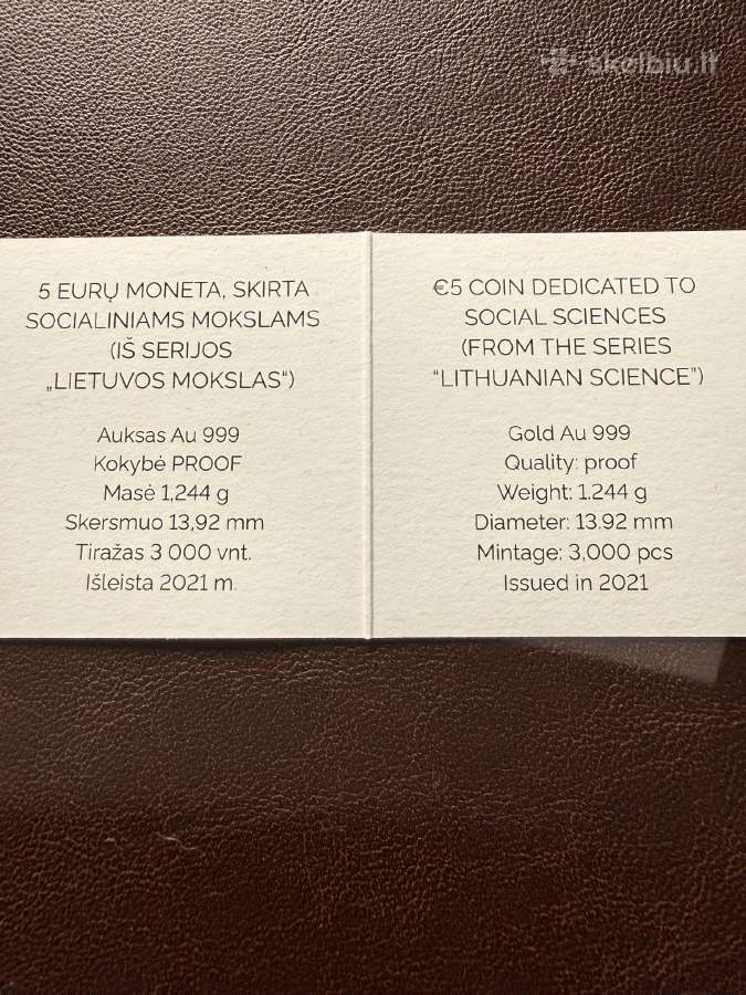 Lb Auksinė moneta - nuotraukos Nr. 2