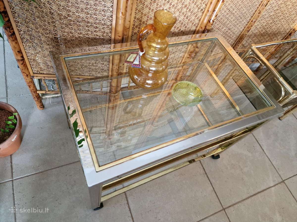 Vintažinis Hollywood Regency st.kavos staliukas - nuotraukos Nr. 6