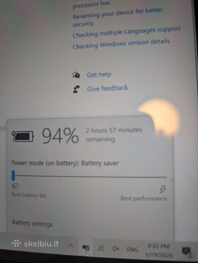 Microsoft Surface Go 8gb RAM 128gb SSD - nuotraukos Nr. 7