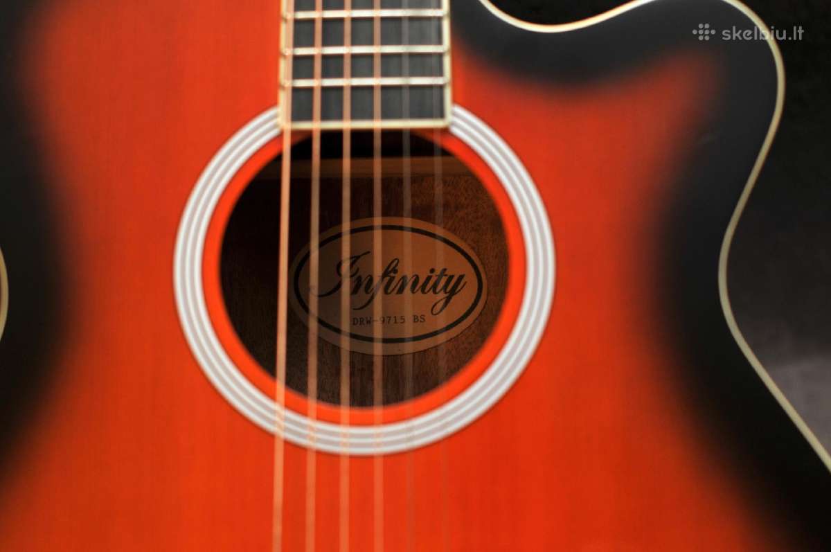 Transakustinė gitara Infinity - nuotraukos Nr. 6