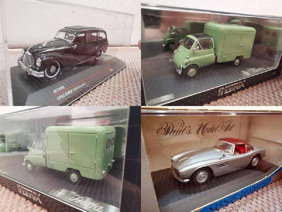 1:43 Bmw Modeliai (Istoriniai)