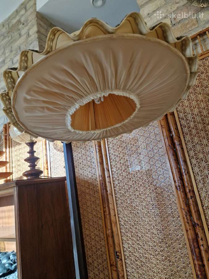 Vintažinis Art Deco riešutmedžio toršeras - nuotraukos Nr. 5