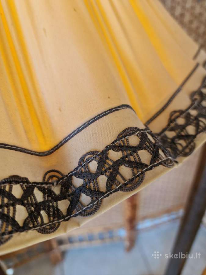 Vintažinis Art Deco riešutmedžio toršeras - nuotraukos Nr. 18