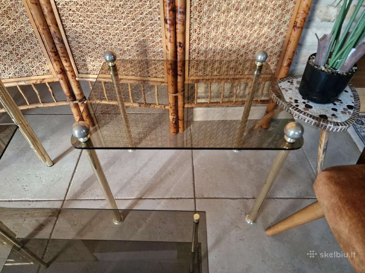 Vintažiniai Bauhaus st. kavos/šoniniai staliukai - nuotraukos Nr. 6