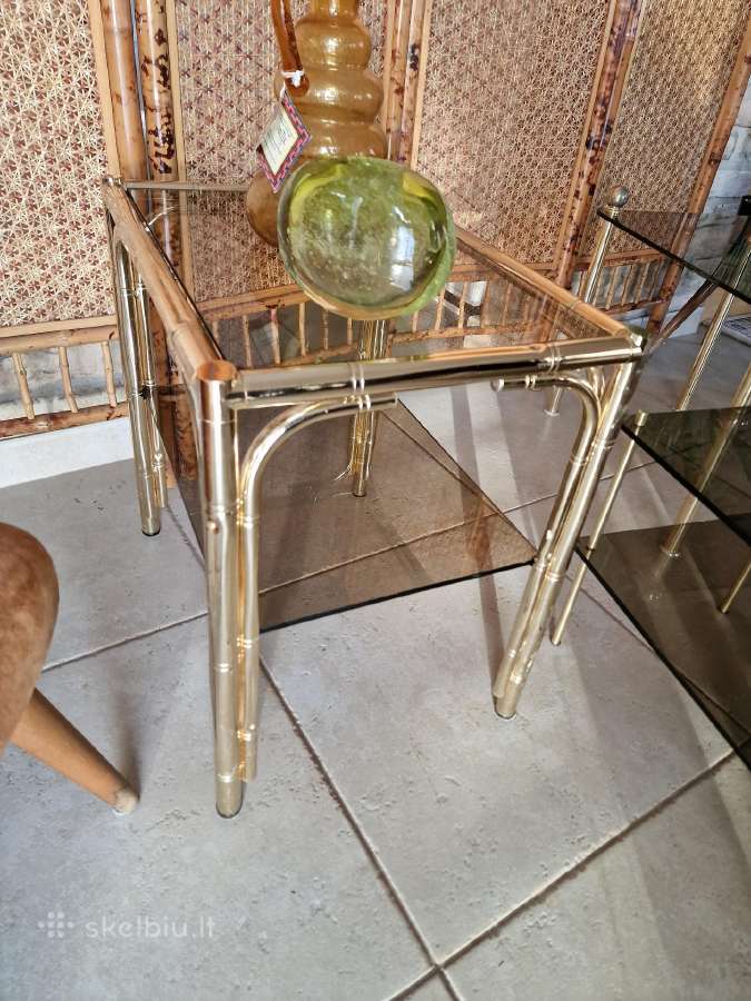Vintažiniai Bauhaus st. kavos/šoniniai staliukai - nuotraukos Nr. 15