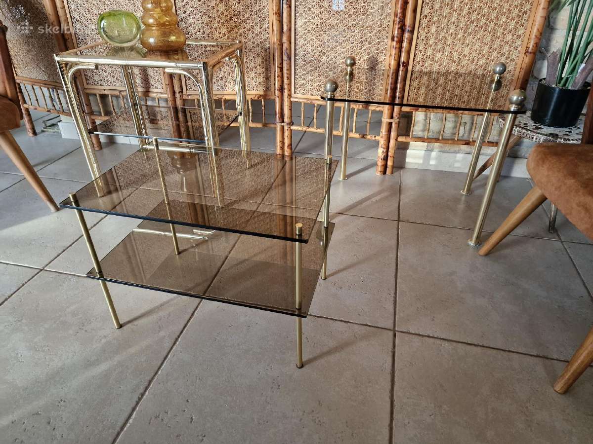 Vintažiniai Bauhaus st. kavos/šoniniai staliukai - nuotraukos Nr. 27