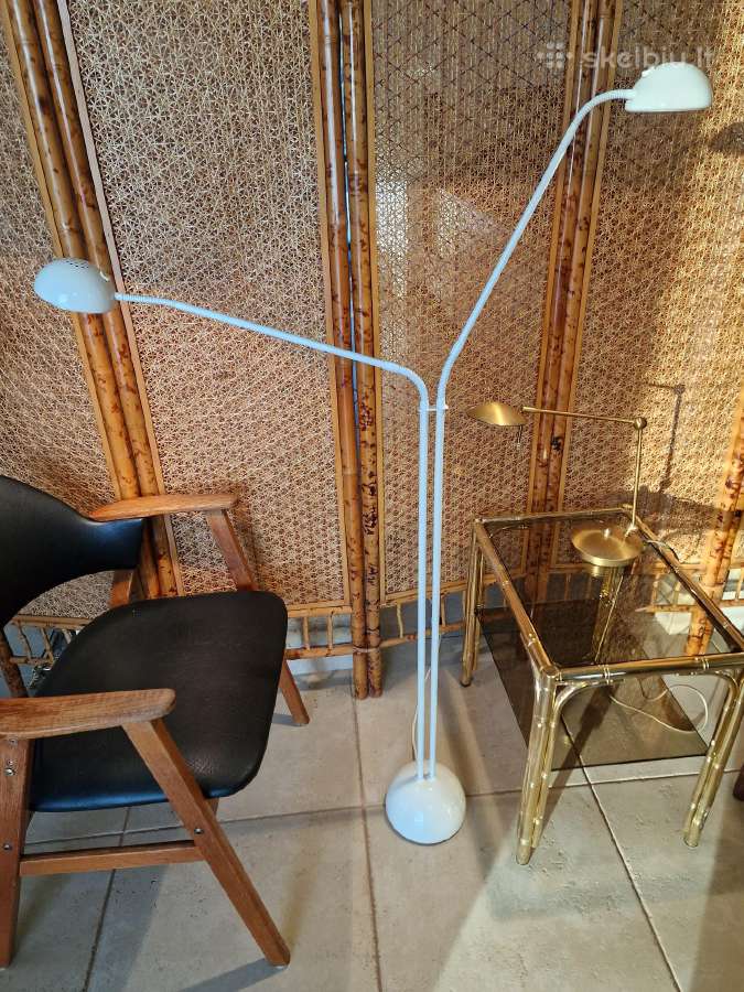 Vintažinis mid century dvigalvis toršeras - nuotraukos Nr. 6