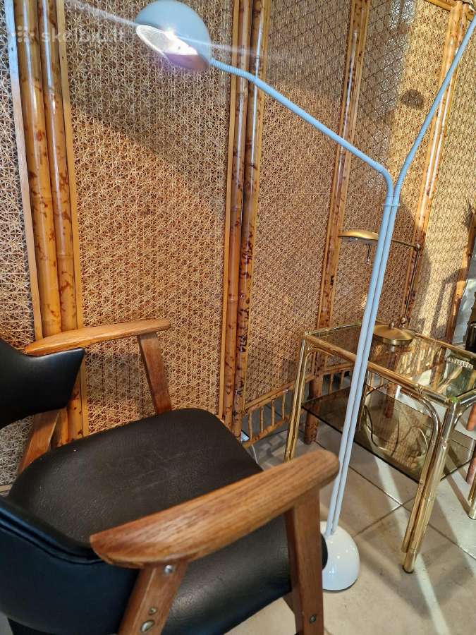 Vintažinis mid century dvigalvis toršeras - nuotraukos Nr. 8