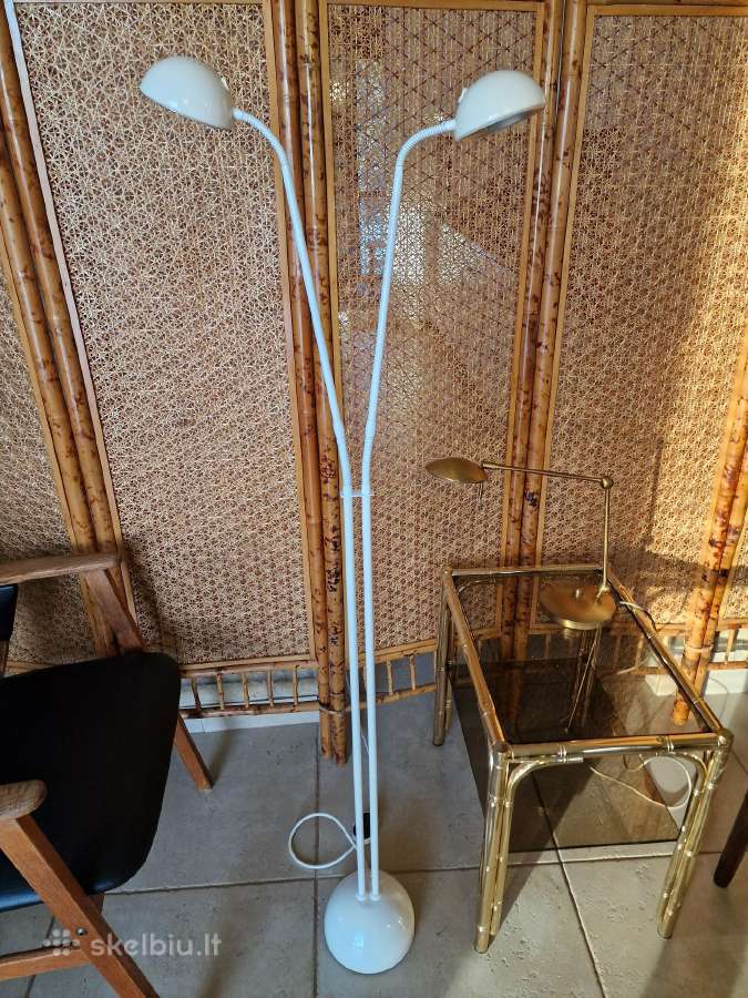 Vintažinis mid century dvigalvis toršeras - nuotraukos Nr. 26