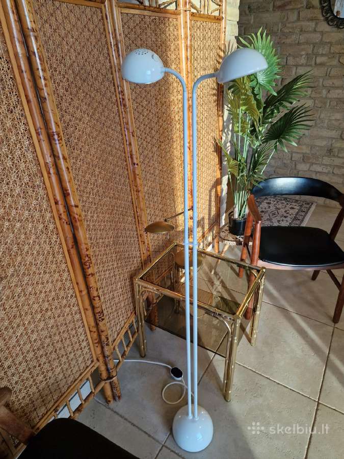 Vintažinis mid century dvigalvis toršeras - nuotraukos Nr. 29