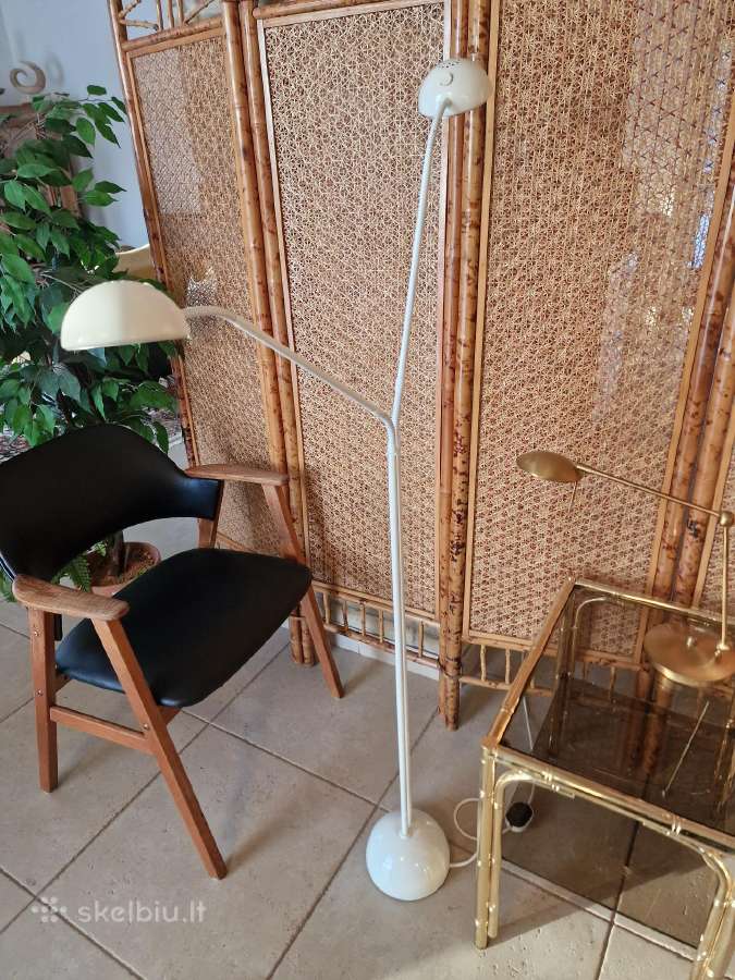 Vintažinis mid century dvigalvis toršeras - nuotraukos Nr. 31