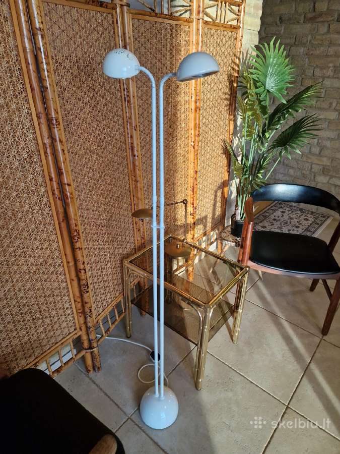 Vintažinis mid century dvigalvis toršeras - nuotraukos Nr. 33