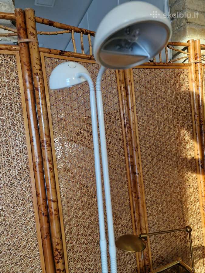 Vintažinis mid century dvigalvis toršeras - nuotraukos Nr. 35