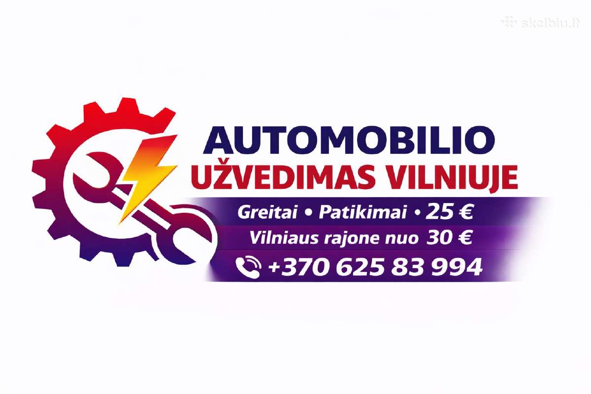 Automobilio akumuliatoriaus užvedimas Kaune / raj - nuotraukos Nr. 2