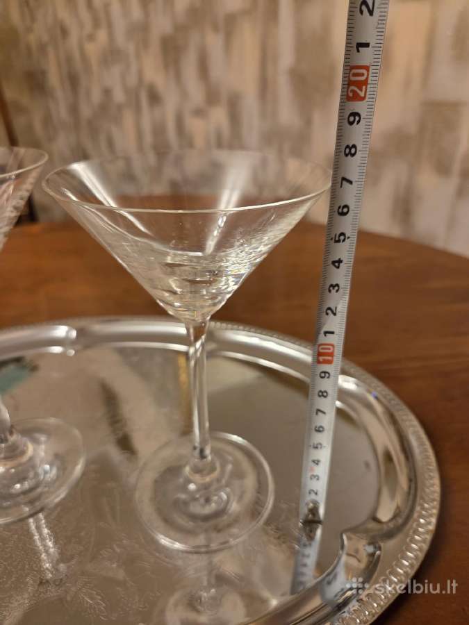 Taurės martiniui, kokteiliams. - nuotraukos Nr. 2
