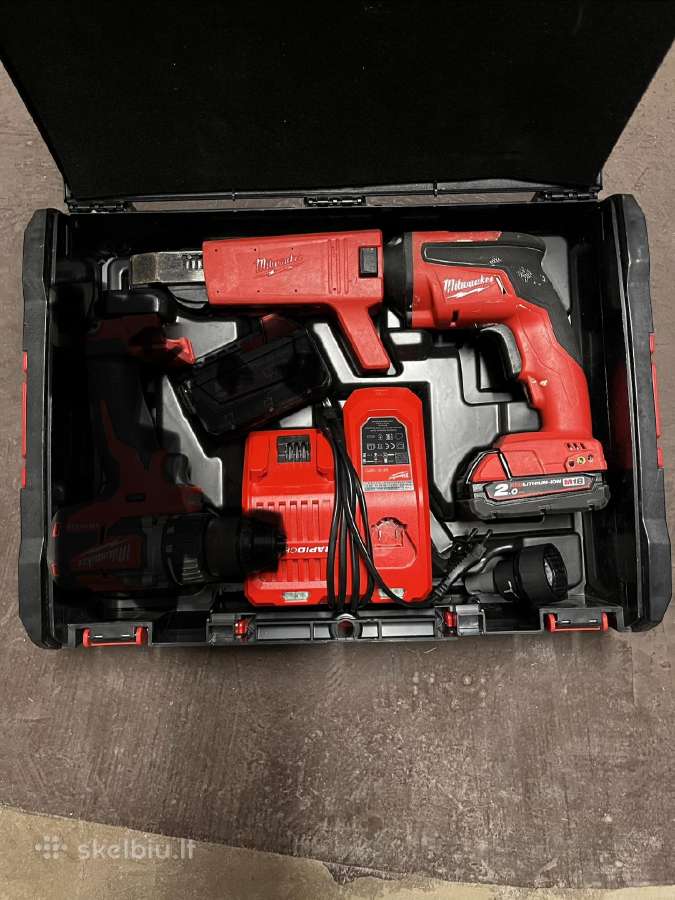 Milwaukee M18 Fuel gipskartonio pistoletas