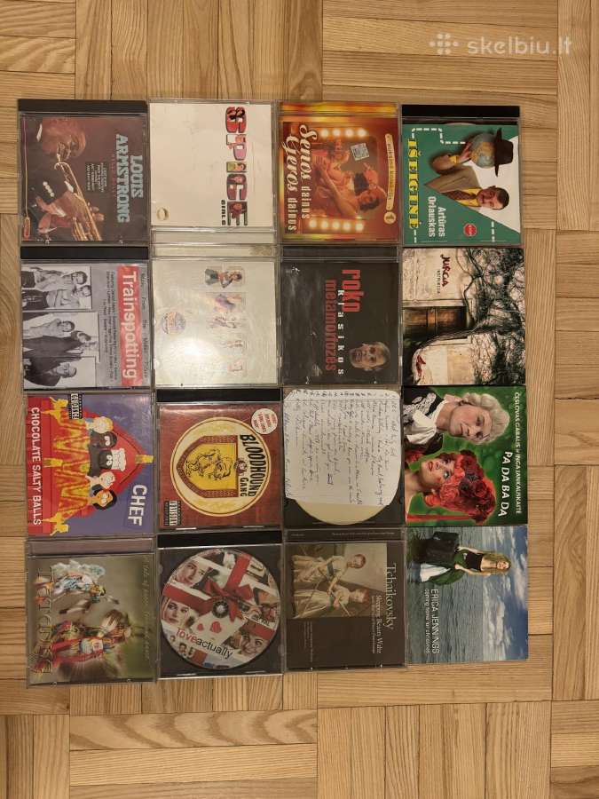 Dvd, CD ir kasetes