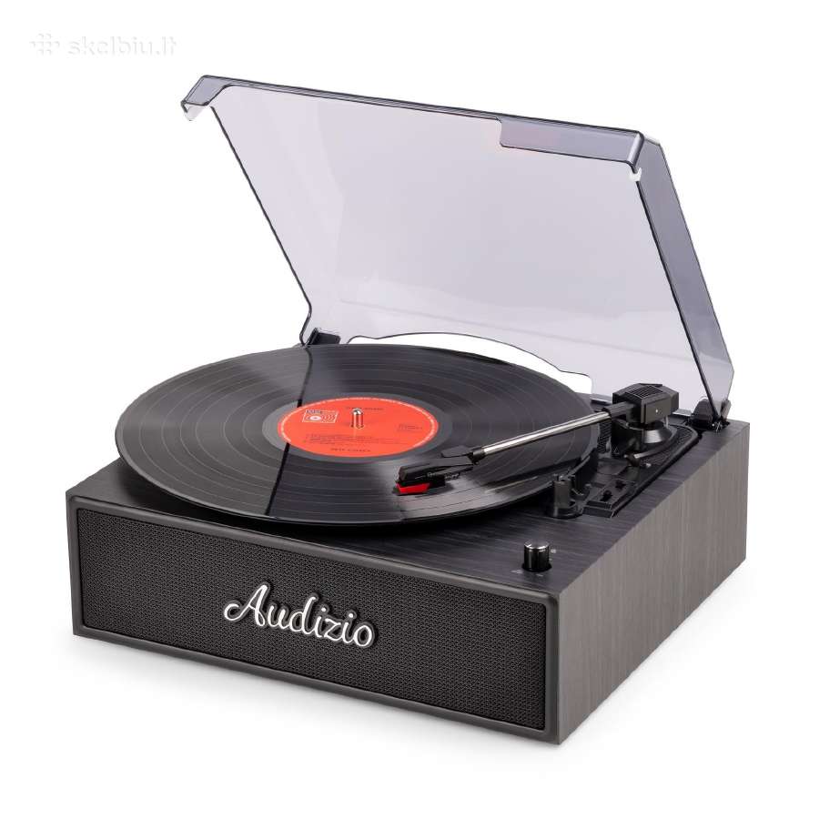 Audizio Reno Retro patefonas, juodas - nuotraukos Nr. 4