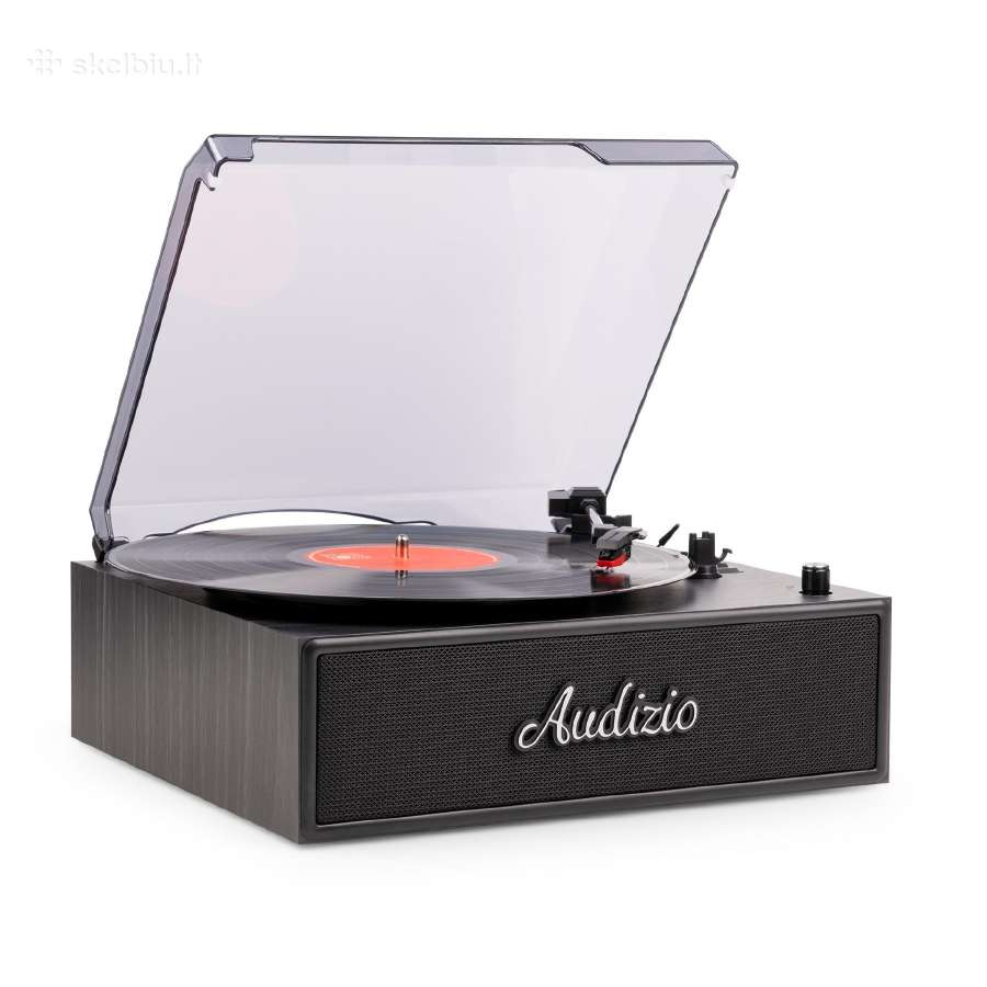 Audizio Reno Retro patefonas, juodas - nuotraukos Nr. 5