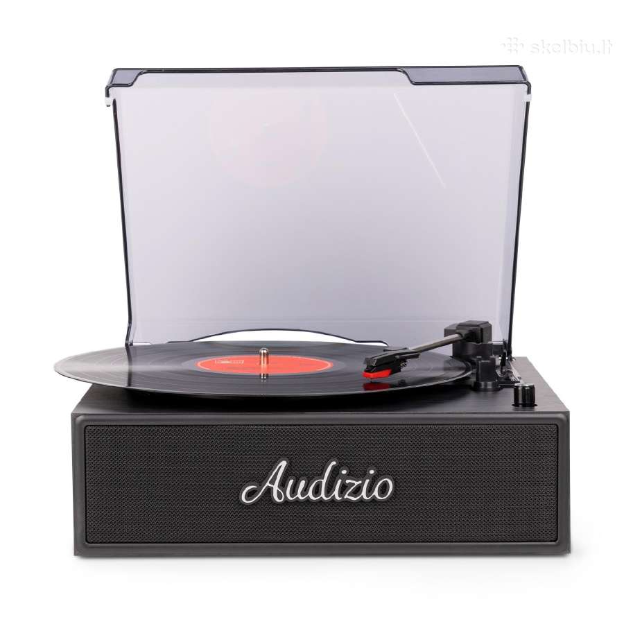 Audizio Reno Retro patefonas, juodas - nuotraukos Nr. 6