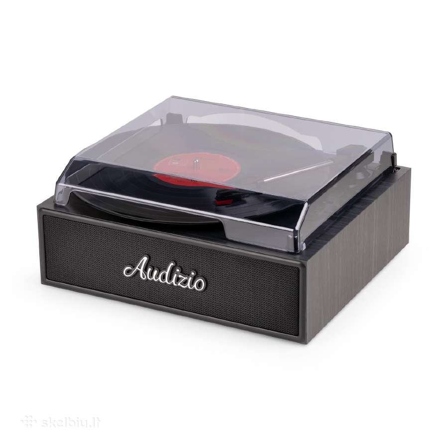 Audizio Reno Retro patefonas, juodas - nuotraukos Nr. 8