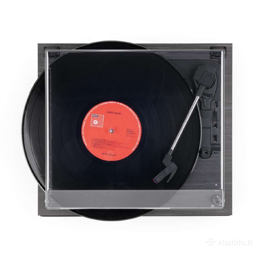 Audizio Reno Retro patefonas, juodas - nuotraukos Nr. 11