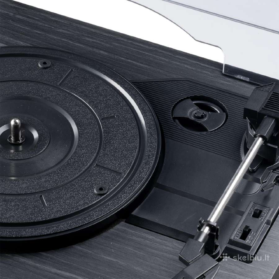 Audizio Reno Retro patefonas, juodas - nuotraukos Nr. 14