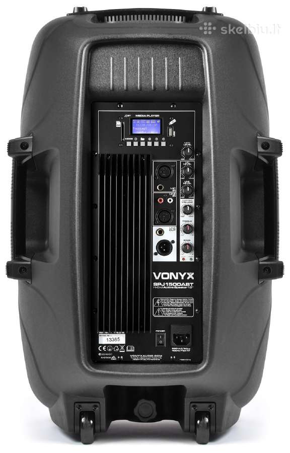 Vonyx Spj-1500abt Mp3 15" 800w aktyvi kolonėlė - nuotraukos Nr. 4