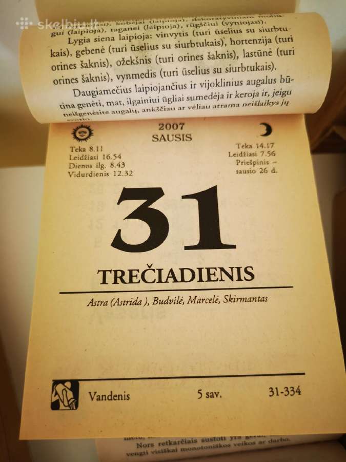 Kalendoriaus lapeliai 2005, 2007, 2009, 2011, 2015 - nuotraukos Nr. 7