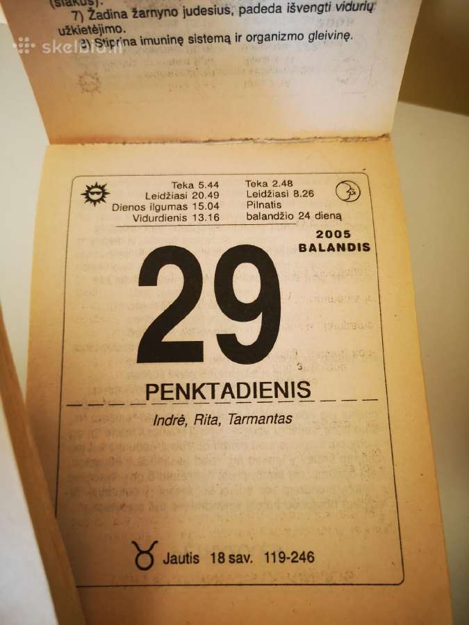 Kalendoriaus lapeliai 2005, 2007, 2009, 2011, 2015 - nuotraukos Nr. 8