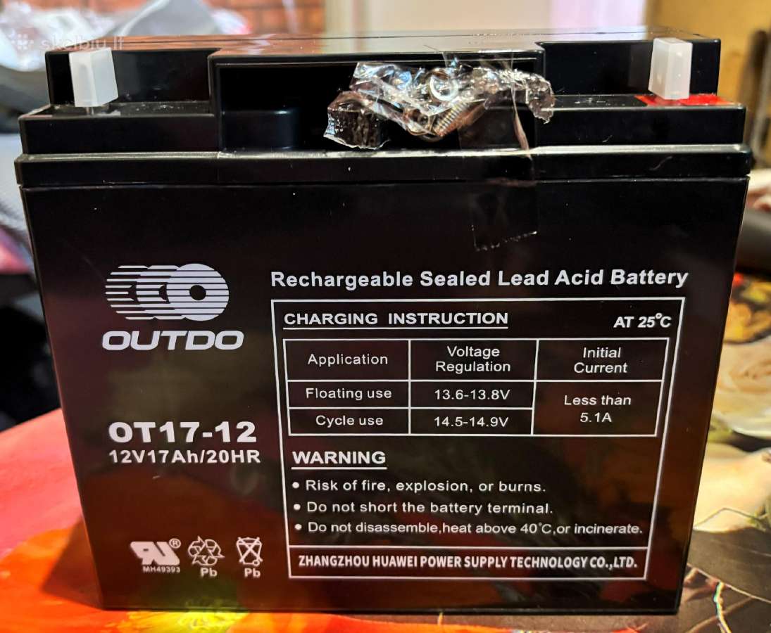 Akumuliatoriu Outdo (Huawei) Ot17-12 17ah