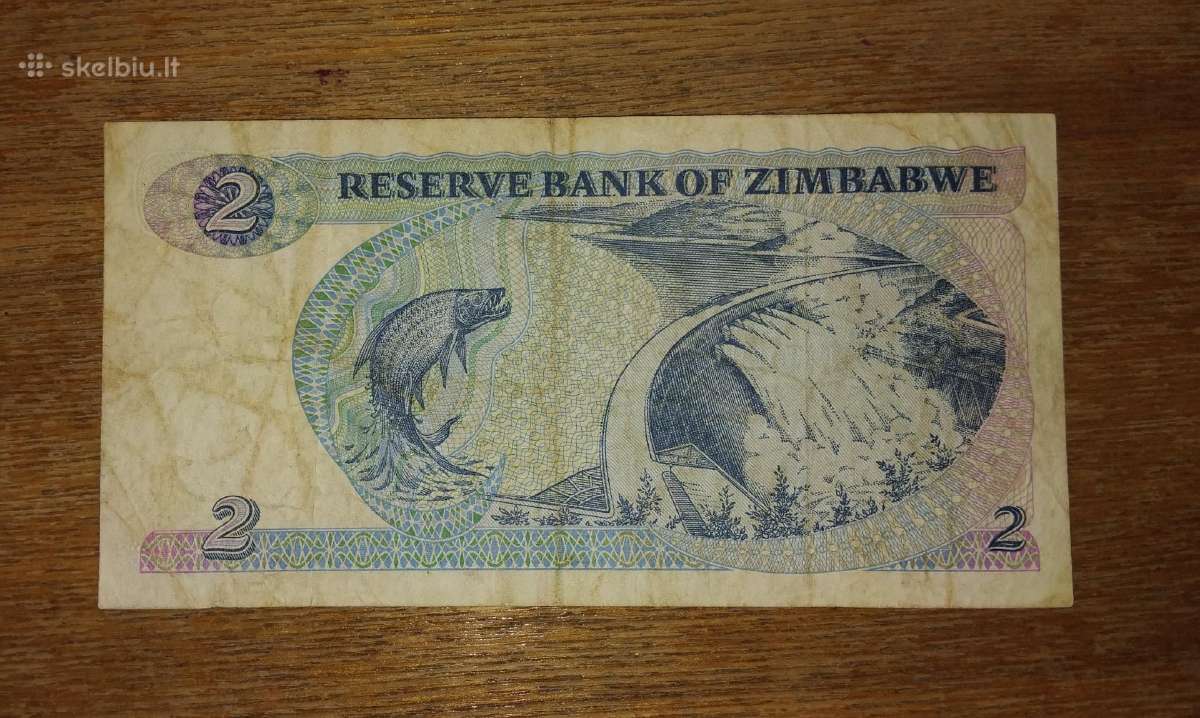 Zimbabvės 2 $ banknotas - nuotraukos Nr. 2