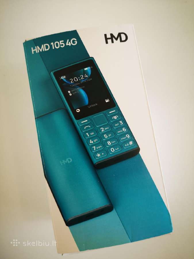 Hmd (Nokia) 105 4G telefonas,su 2 m.garantija
