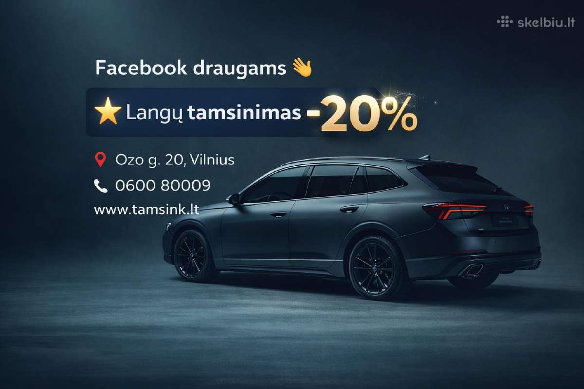 Automobilių stiklų tamsinimas prie Akropolio - nuotraukos Nr. 21