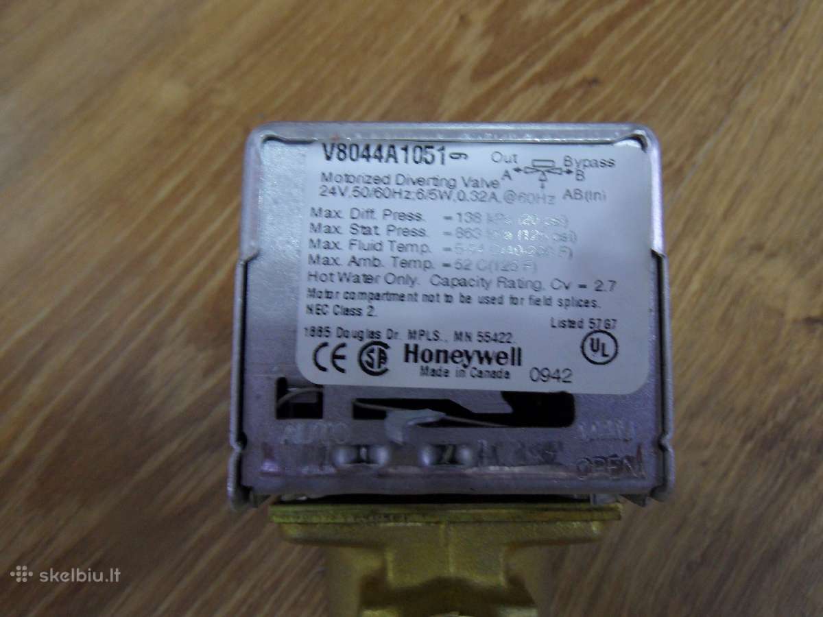 Vožtuvas su pavara Honeywell 3 zonų - nuotraukos Nr. 2