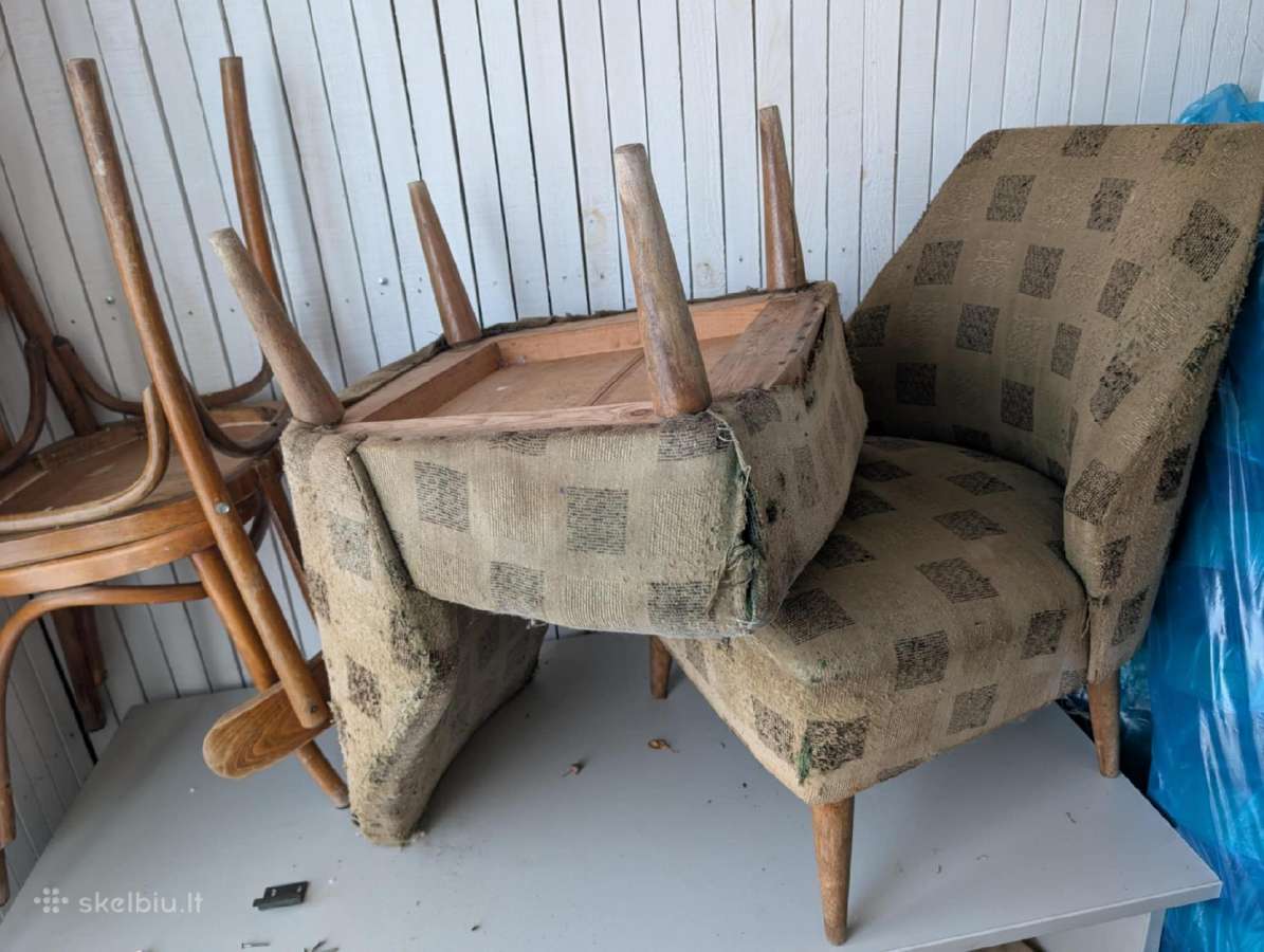B. Adomonienės baldų komplektas (Sofa + 2 foteliai - nuotraukos Nr. 2