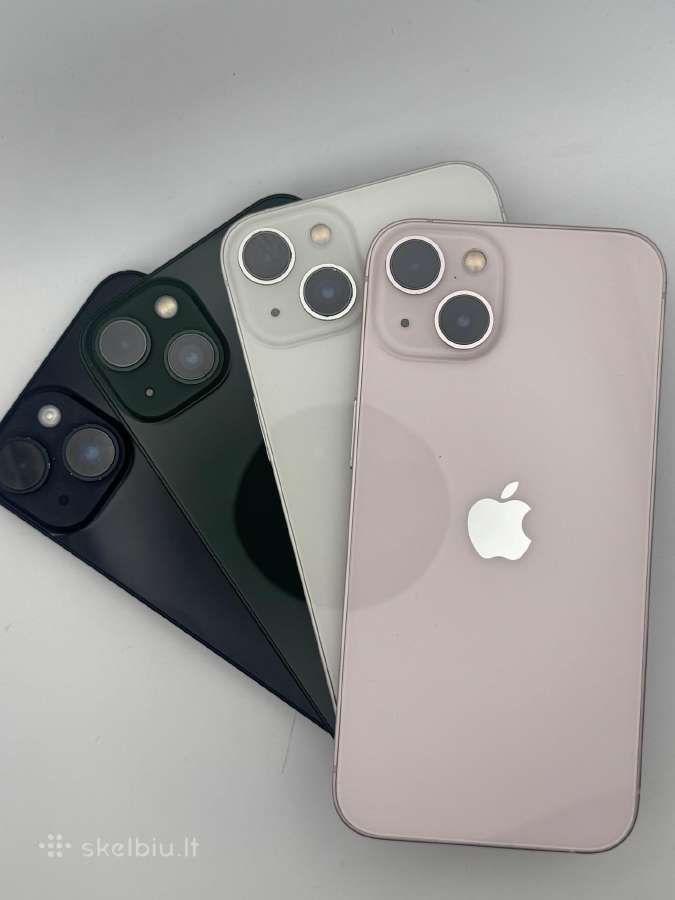 Ekspoziciniai iPhone 13 128-256gb su garantija!