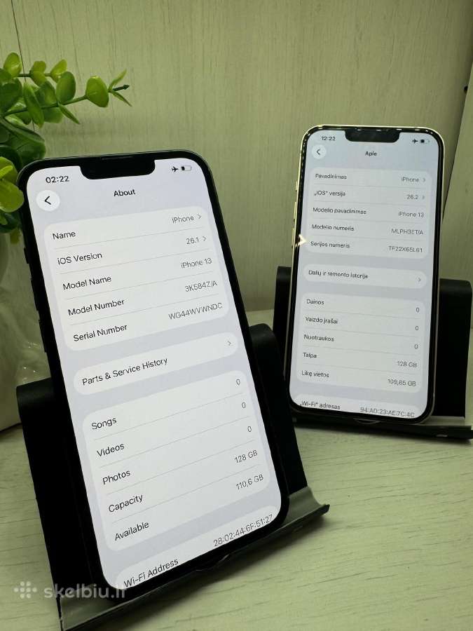 Ekspoziciniai iPhone 13 128-256gb su garantija! - nuotraukos Nr. 2