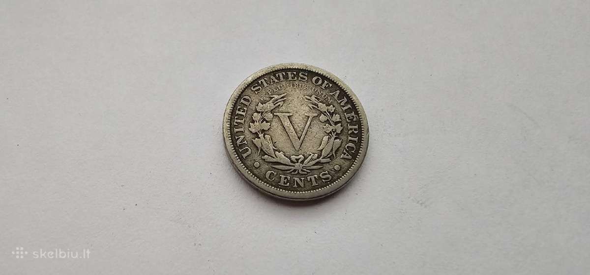 1896 5 centai Usa - nuotraukos Nr. 2