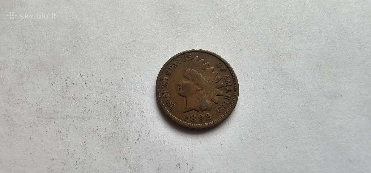 1892 1 centas Usa