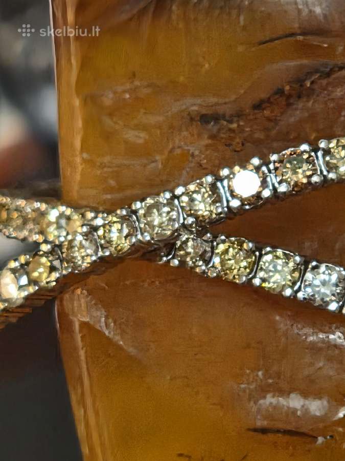 Parduoda apyrankę su 3,67ct natūralių briliantų. - nuotraukos Nr. 4