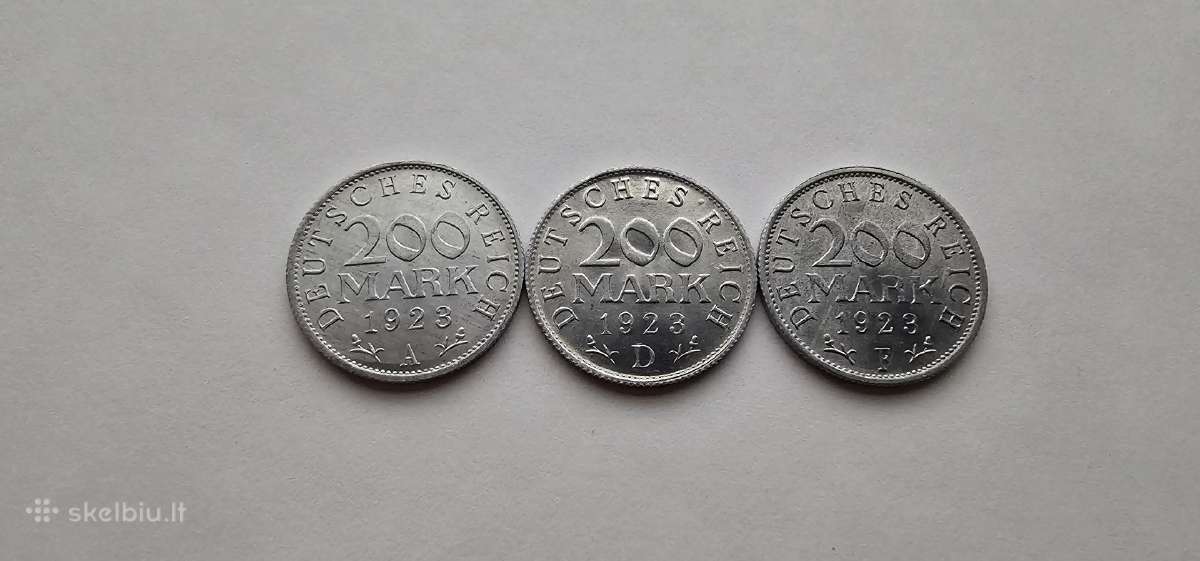 1923 200 markiu skirtingos kalyklos