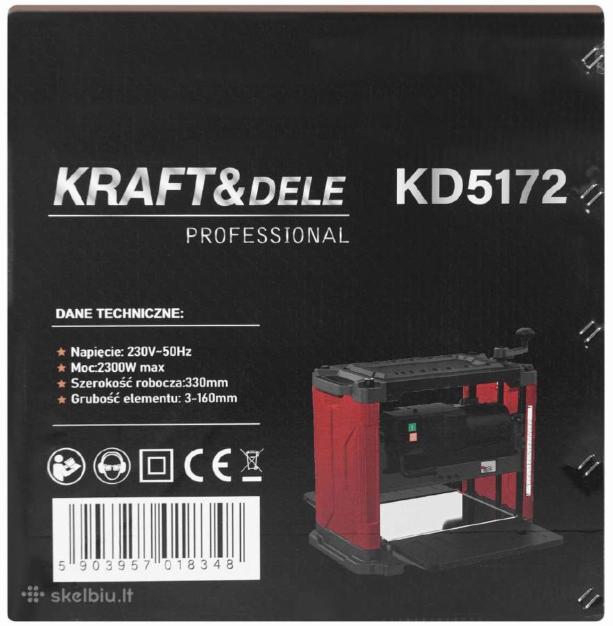 Obliavimo/reismusavimo staklės Kraft & Dele Kd5170 - nuotraukos Nr. 33