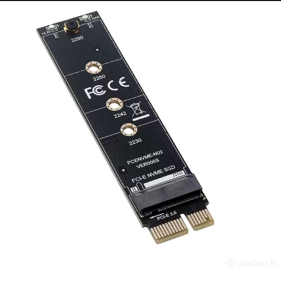 Pcie to SSD M.2 Nvme adapter ir Pcie x4 x8 x16 - nuotraukos Nr. 10
