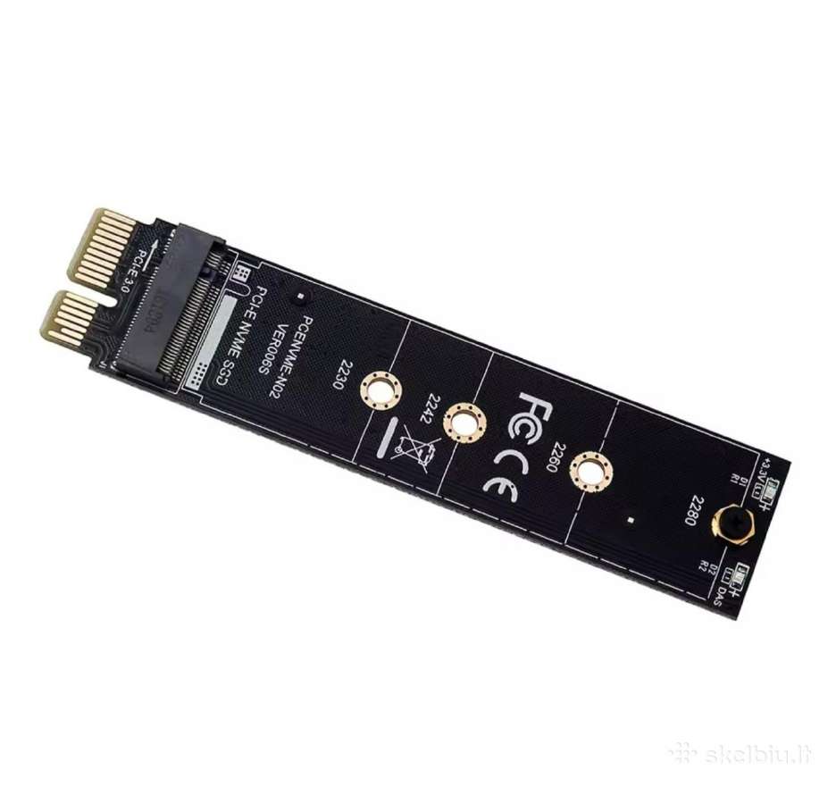 Pcie to SSD M.2 Nvme adapter ir Pcie x4 x8 x16 - nuotraukos Nr. 11