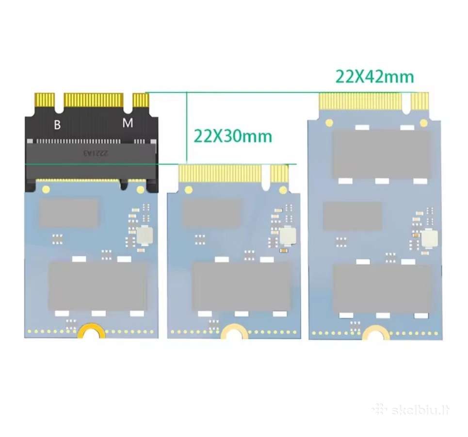Pcie to SSD M.2 Nvme adapter ir Pcie x4 x8 x16 - nuotraukos Nr. 13