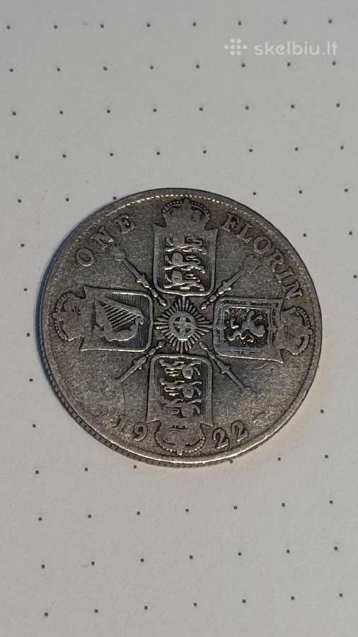 Sidabras 1 florinas 1922 - nuotraukos Nr. 2