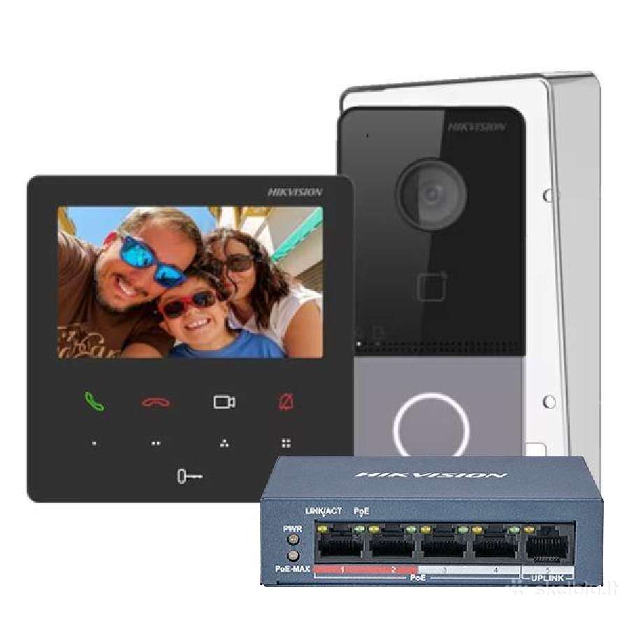 Telefonspynės Hikvision komplektas